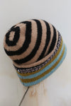 YANYAN KNITS 2025 Fall/Winter Collection - Brimless Knit Hat (YYK-YYW23-1553-PIN) - Two-tone Blue